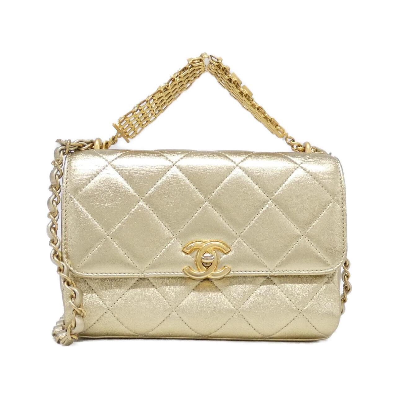 CHANEL Chanel 22 AS3240 Shoulder Lambskin Gold