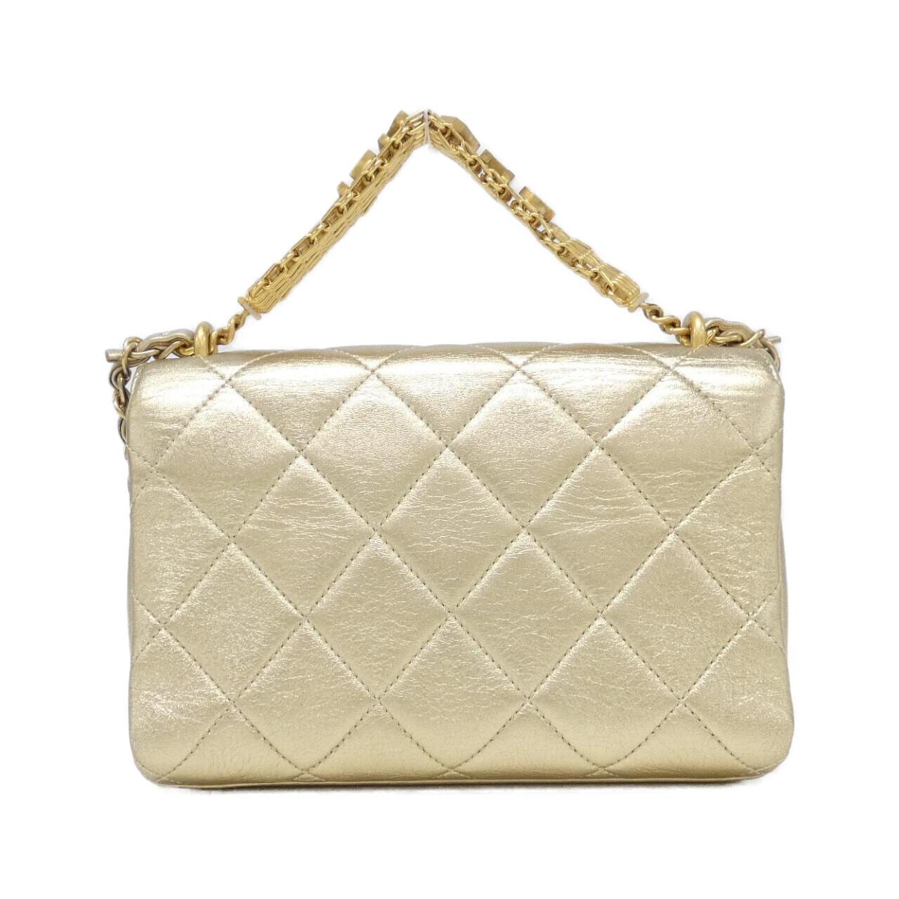 CHANEL Chanel 22 AS3240 Shoulder Lambskin 金色 羊皮 中古品A - 縮圖 2