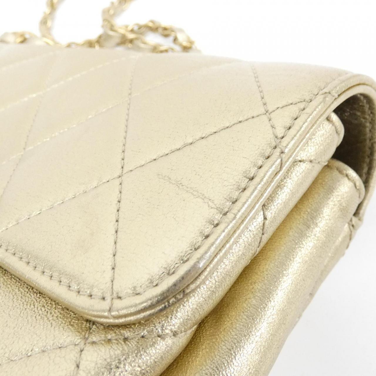 CHANEL Chanel 22 AS3240 Shoulder Lambskin 金色 羊皮 中古品A - 縮圖 4