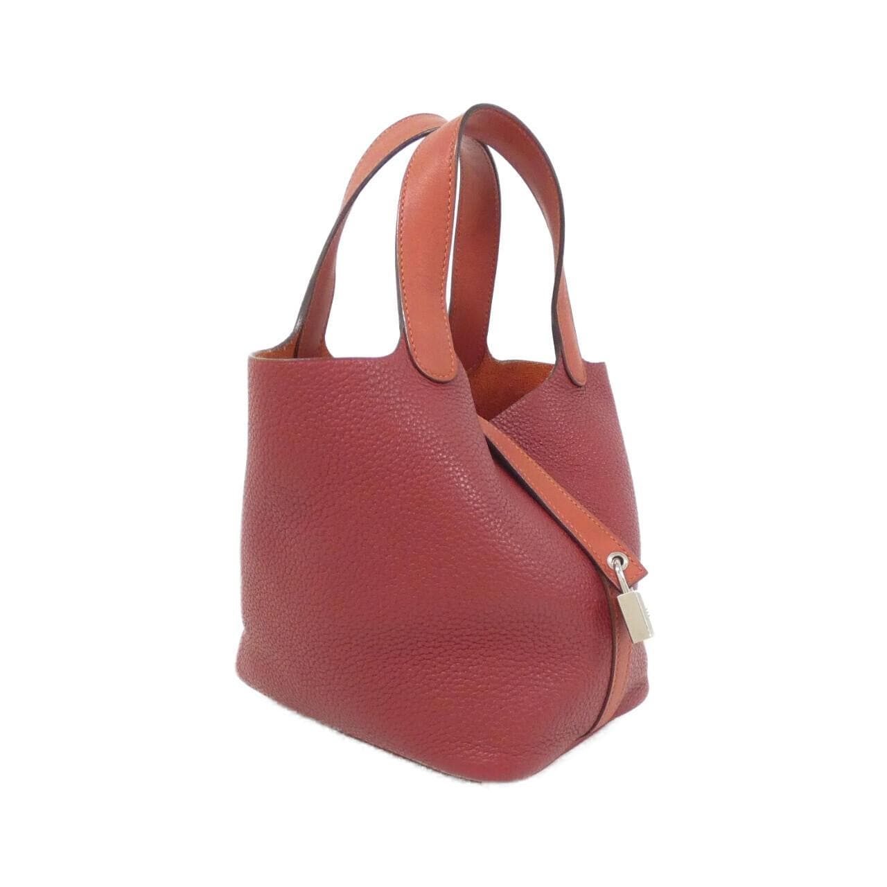 HERMES HERMÈS Picotin 068680CK Bag Clemence Rouge