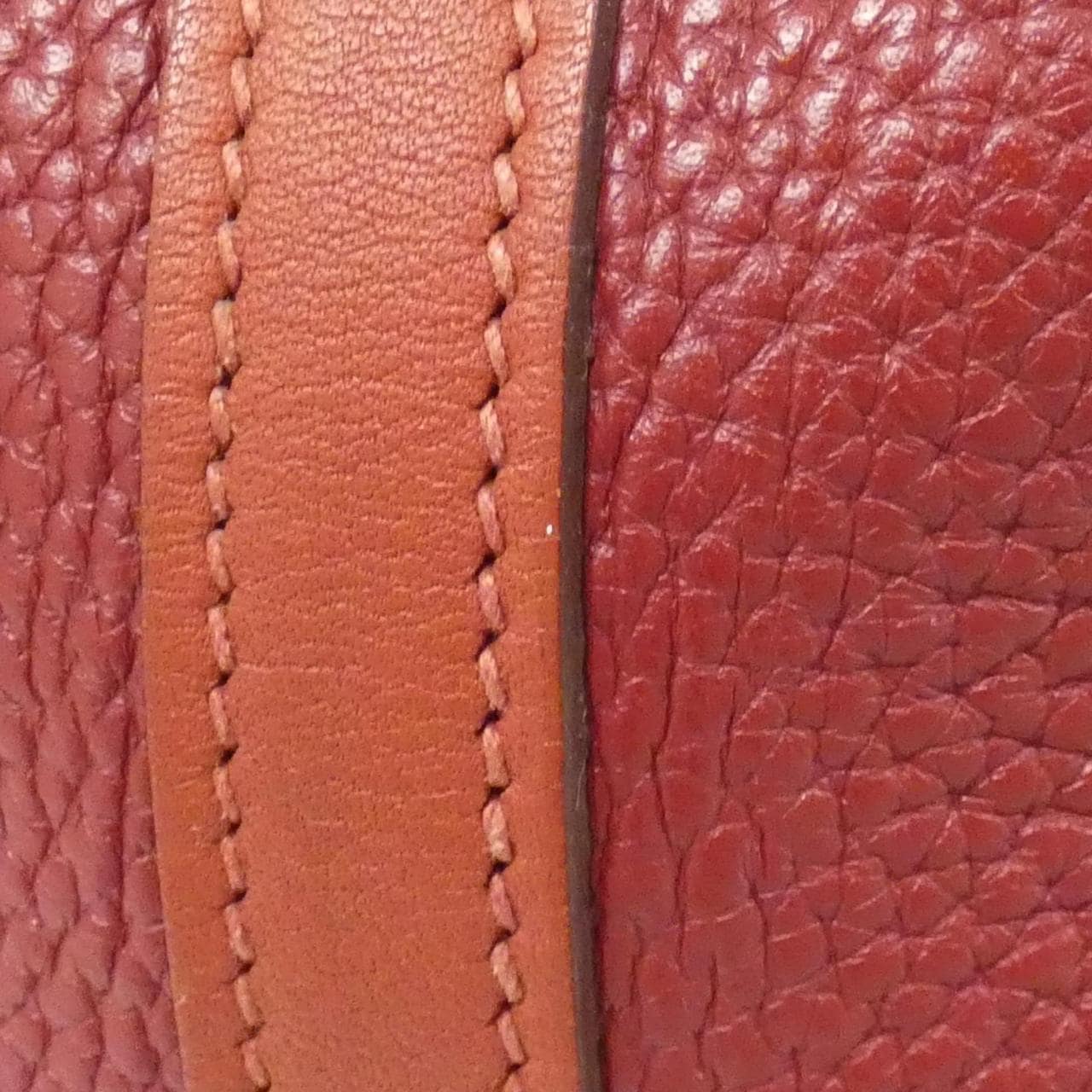 HERMES HERMÈS Picotin 068680CK Bag Clemence Rouge Clemence Leather - Thumbnail 5