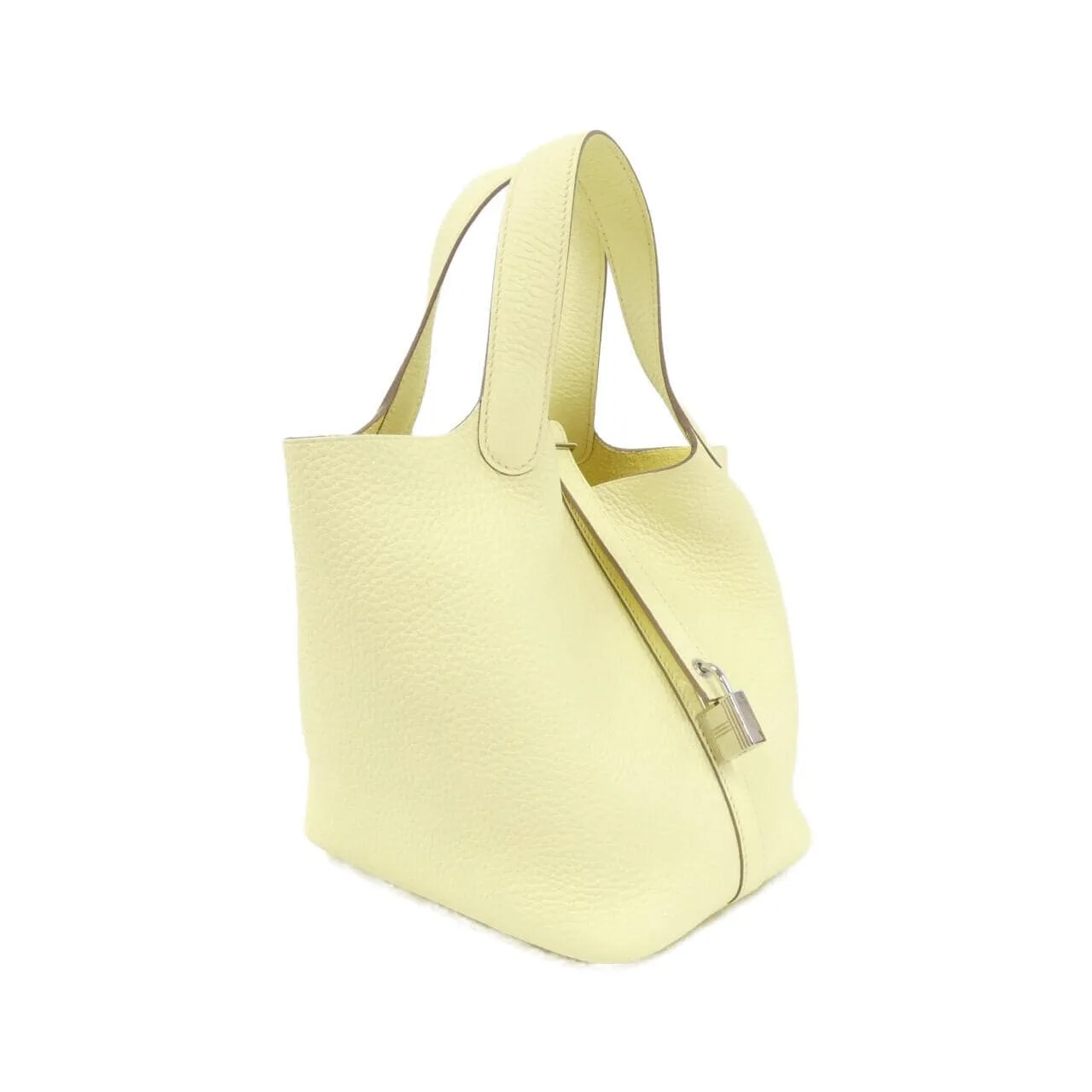 HERMES Picotin 056289CK Handbag Clemence Black