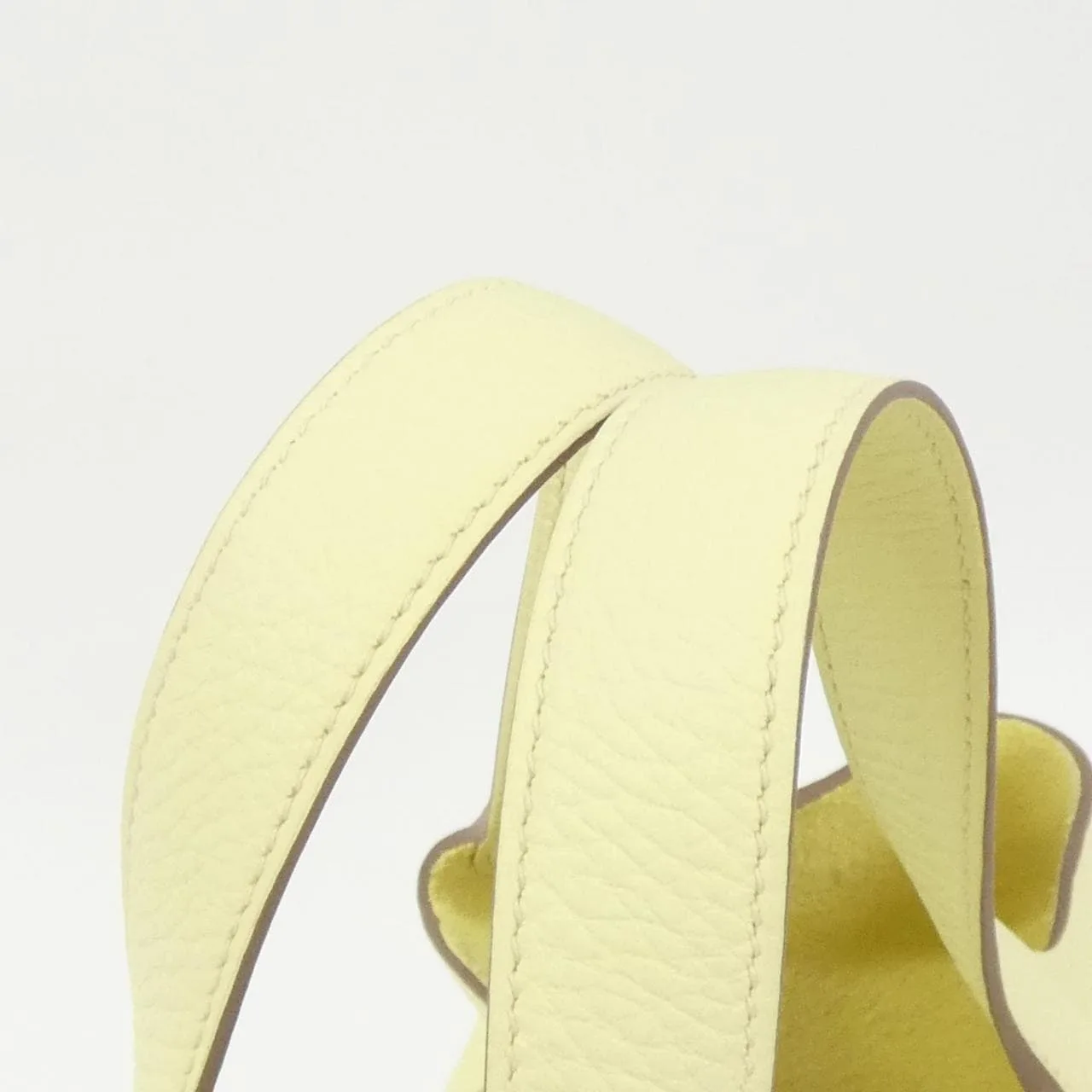 HERMES Picotin 056289CK Handbag Clemence Black Clemence Leather Rank A - Thumbnail 4