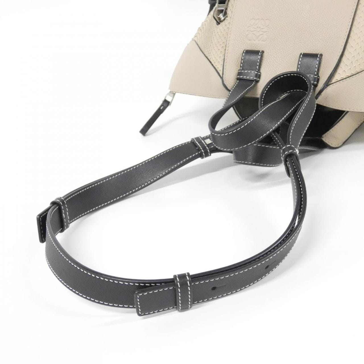 LOEWE Hammock 387 97 S35 Shoulder Bag Black Rank A - Thumbnail 9