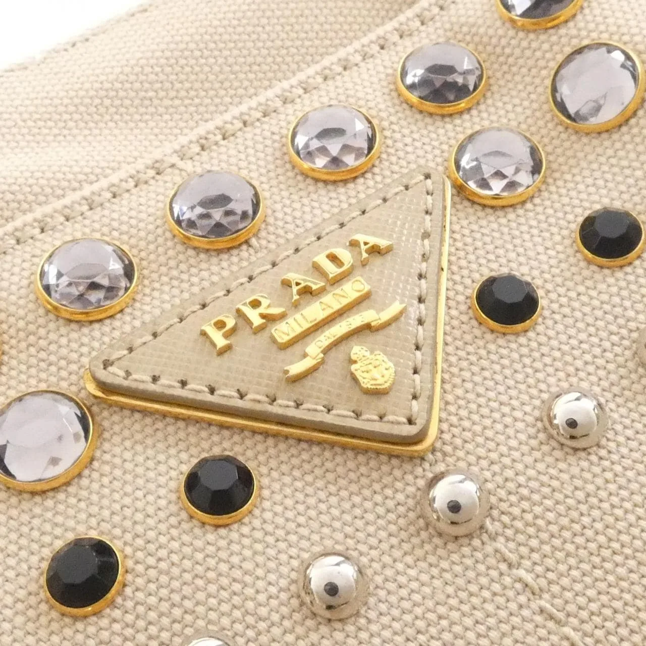 PRADA 1BG642 Handbag Black Rank A - Thumbnail 4