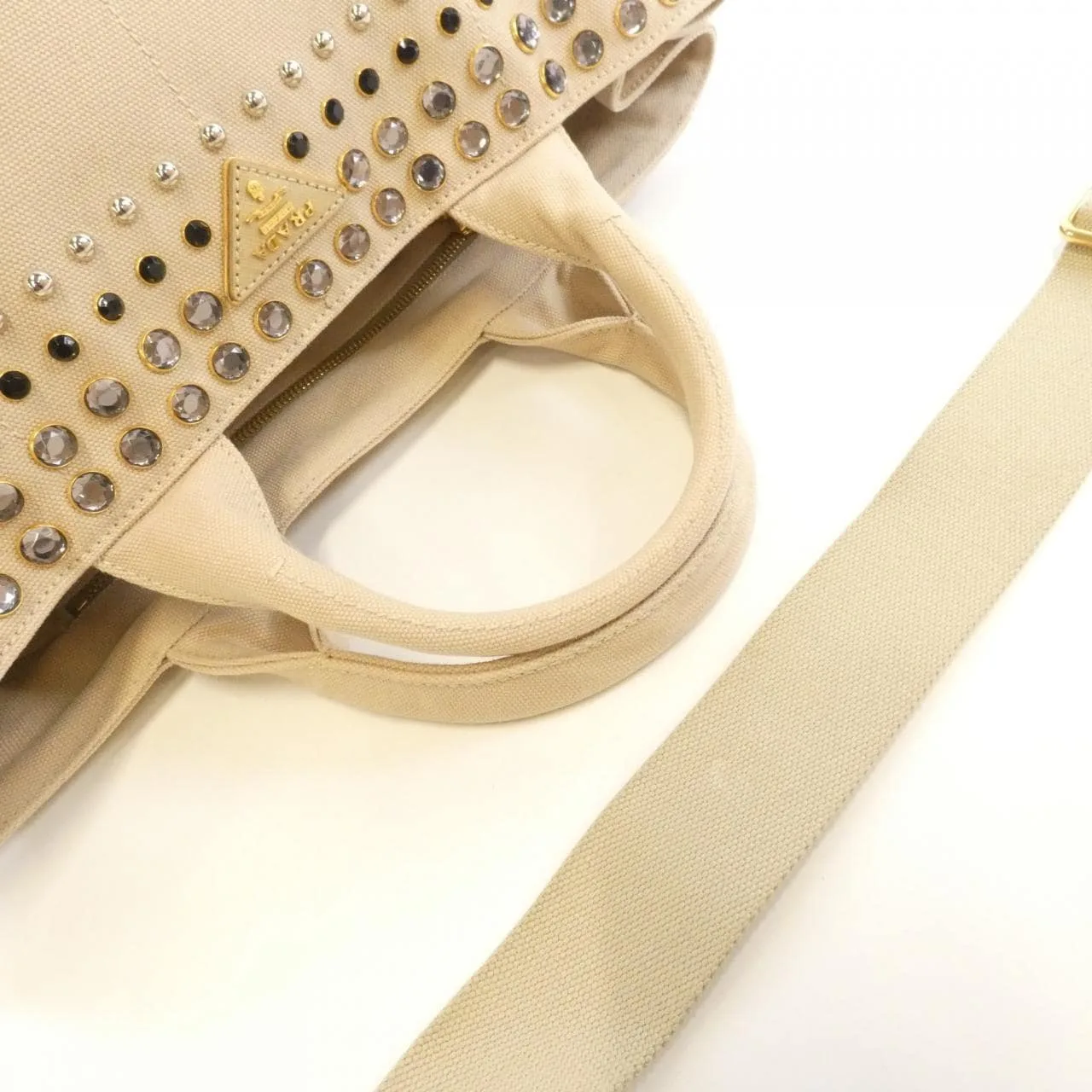 PRADA 1BG642 Handbag Black Rank A - Thumbnail 6