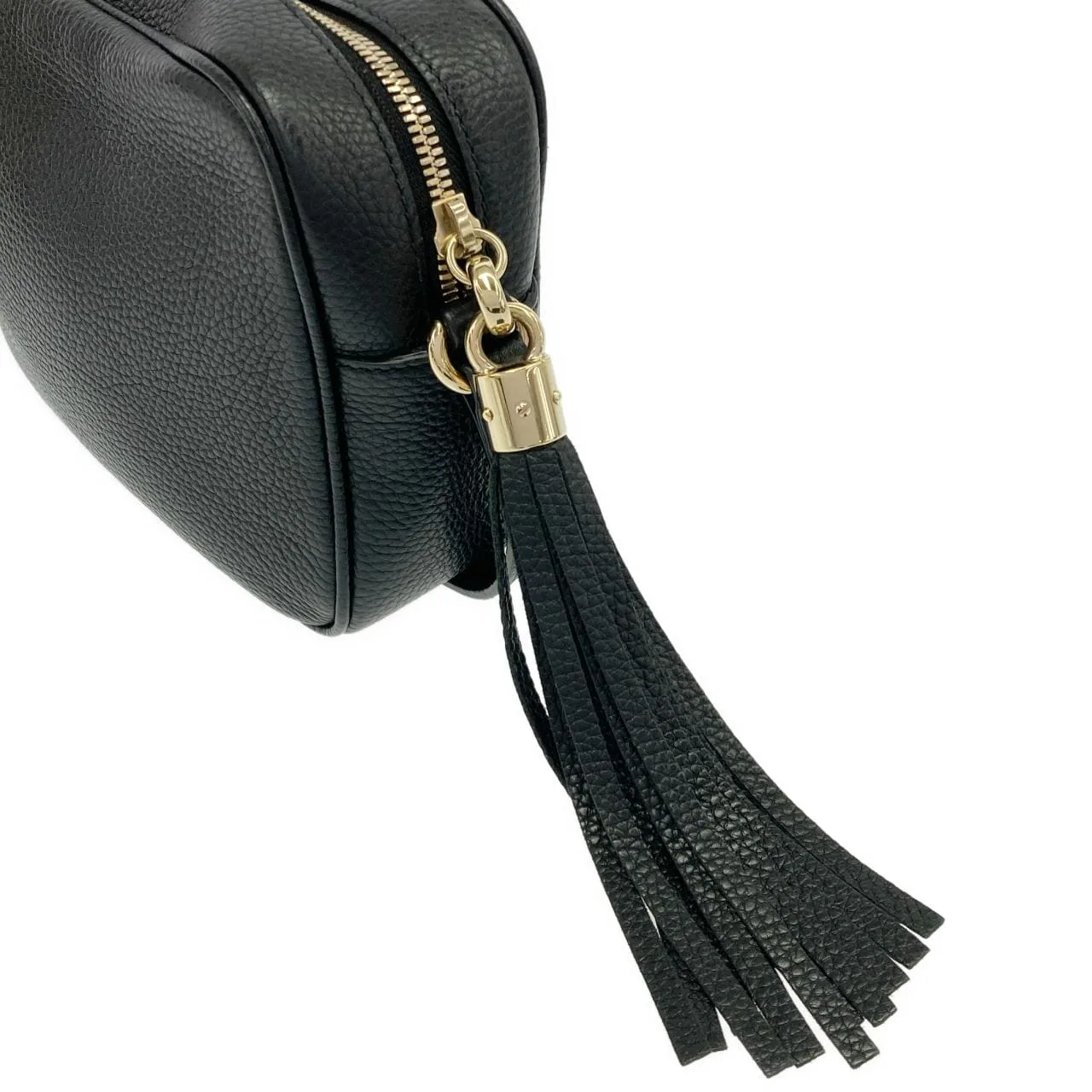 GUCCI Soho 308364 A7M0G Shoulder Leather Black Leather - Thumbnail 5