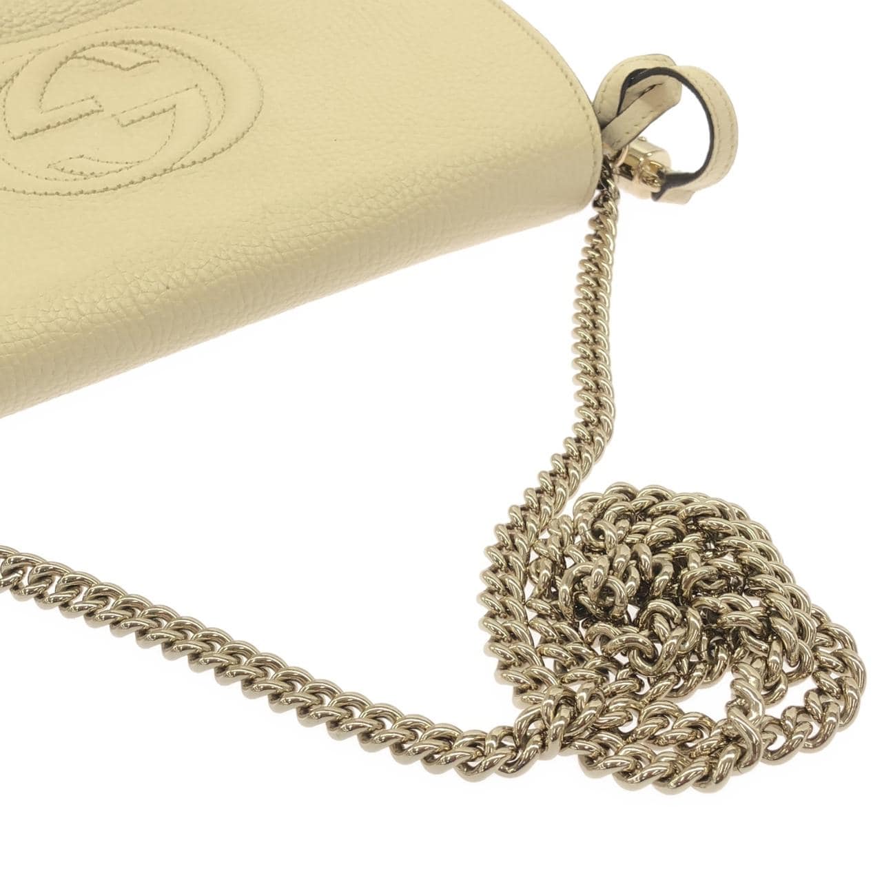 GUCCI 536224 A7M0G Shoulder Leather 黑色 皮革 中古品A - 縮圖 6