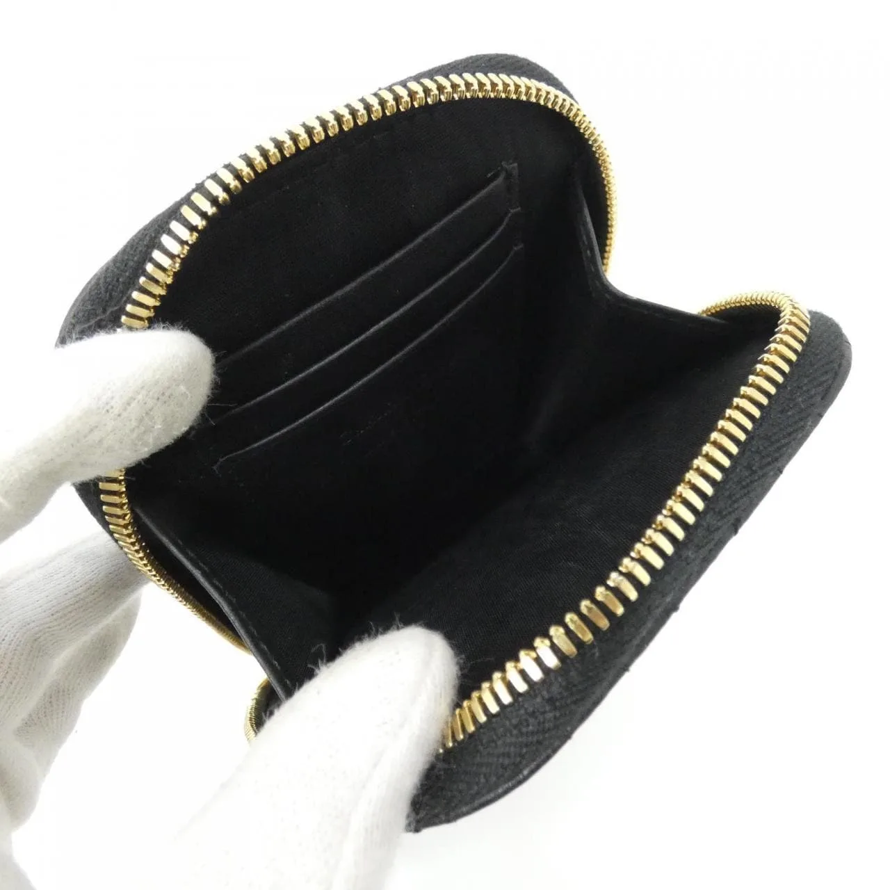 DIOR Lady Dior S0872ONMJ Wallet Lambskin Black Lambskin Rank A - Thumbnail 9