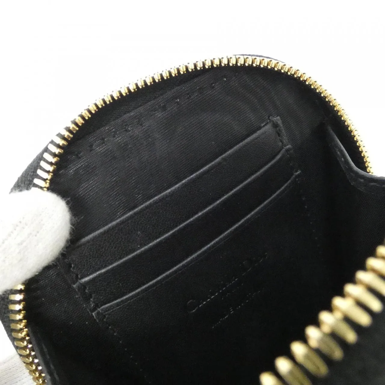 DIOR Lady Dior S0872ONMJ Wallet Lambskin Black Lambskin Rank A - Thumbnail 10