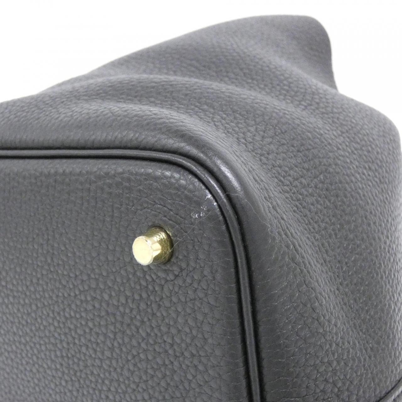 HERMES 060991CC Handbag Clemence Black Clemence Leather - Thumbnail 2