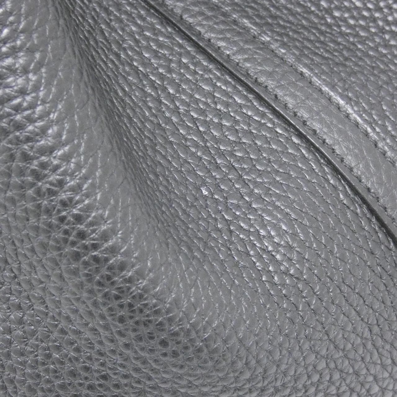 HERMES 060991CC Handbag Clemence Black Clemence Leather - Thumbnail 3