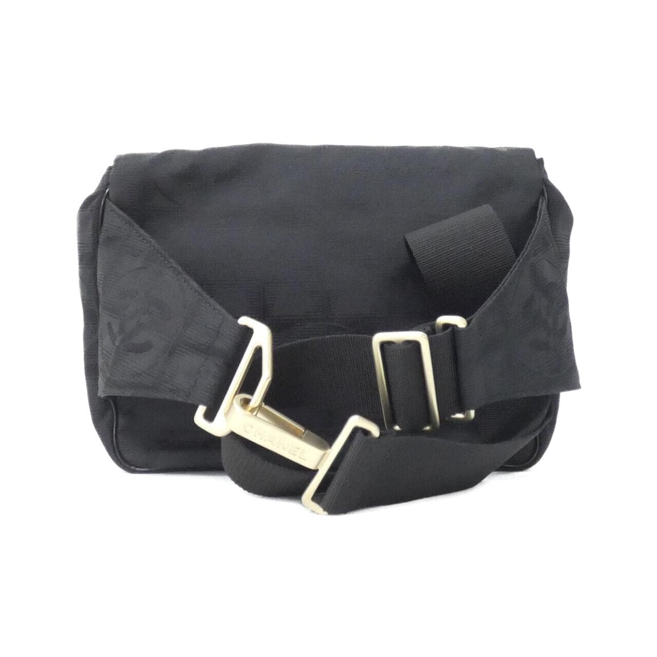 CHANEL 29346 Belt Nylon Black Nylon - Thumbnail 2