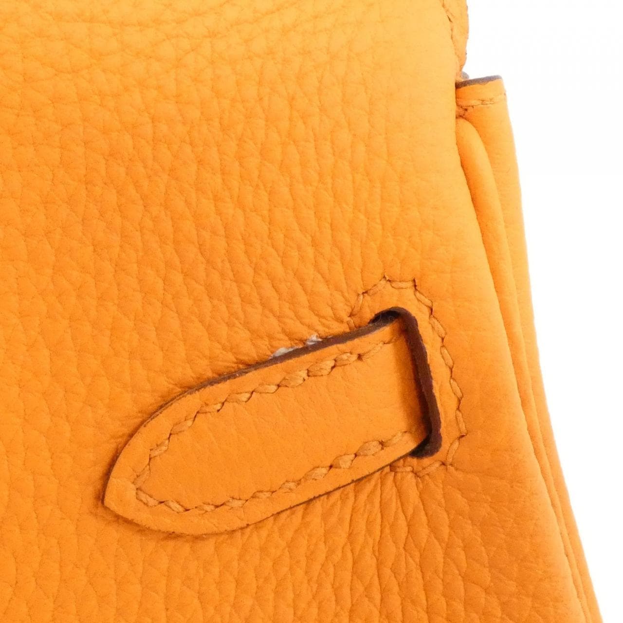 HERMES HERMÈS Birkin 041344CK Bag Togo Orange Togo Leather - Thumbnail 6