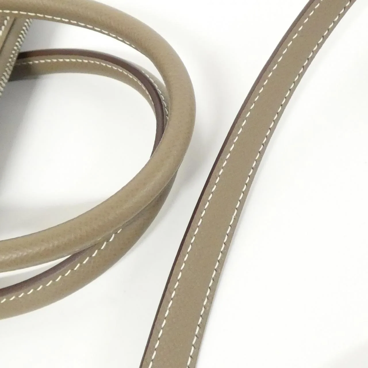 HERMES Bolide 075181CK Handbag Epsom Etoupe Epsom 皮 中古品A - 縮圖 4