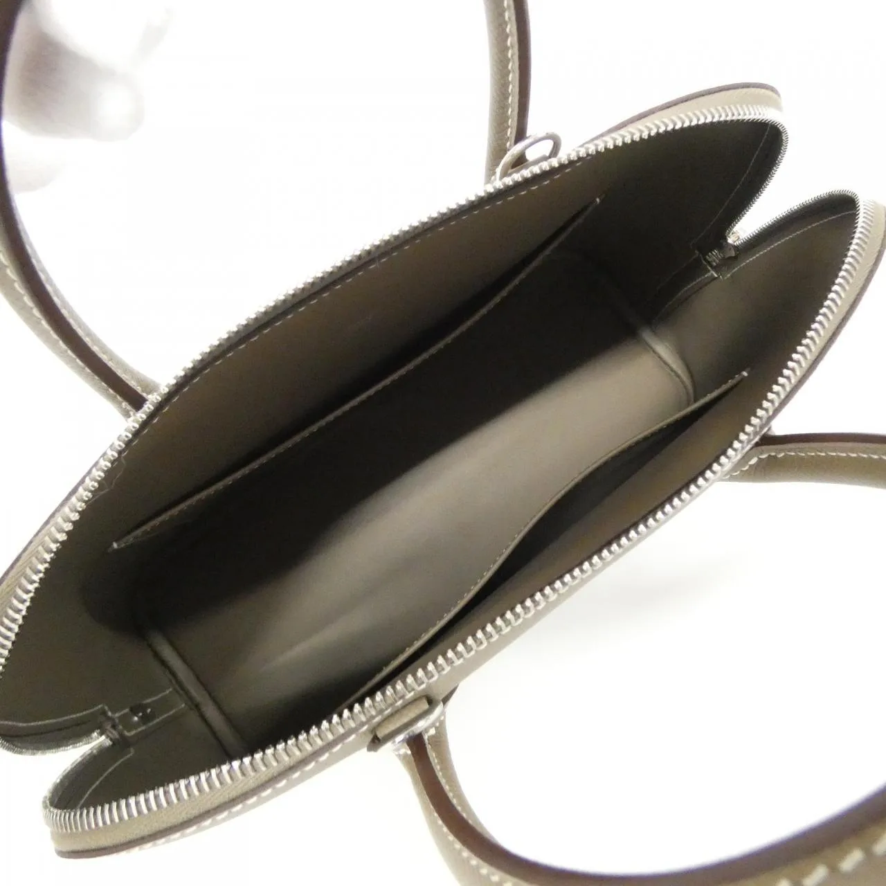 HERMES Bolide 075181CK Handbag Epsom Etoupe Epsom 皮 中古品A - 縮圖 5