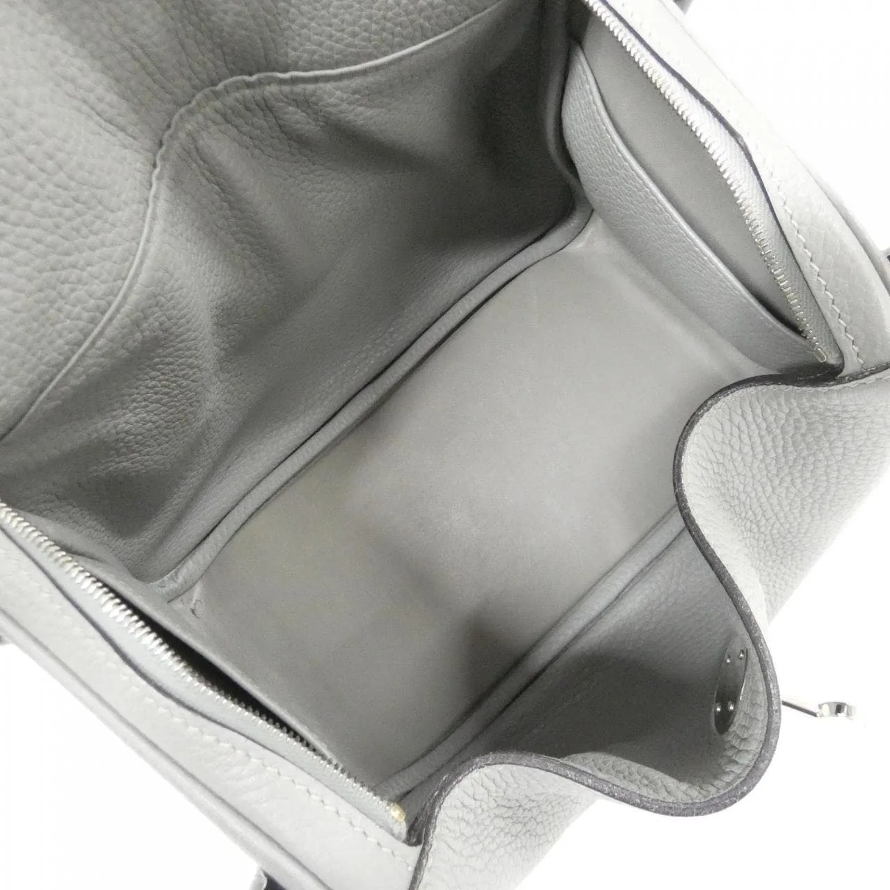 HERMES Lindy 073428CK Shoulder Clemence Black Clemence Leather Rank A - Thumbnail 9