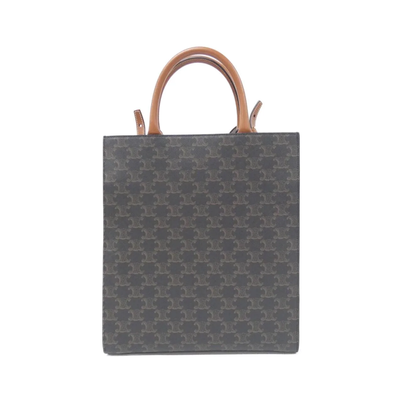 CELINE Cabas 191542BZK Handbag Canvas Black Canvas Rank A - Thumbnail 2