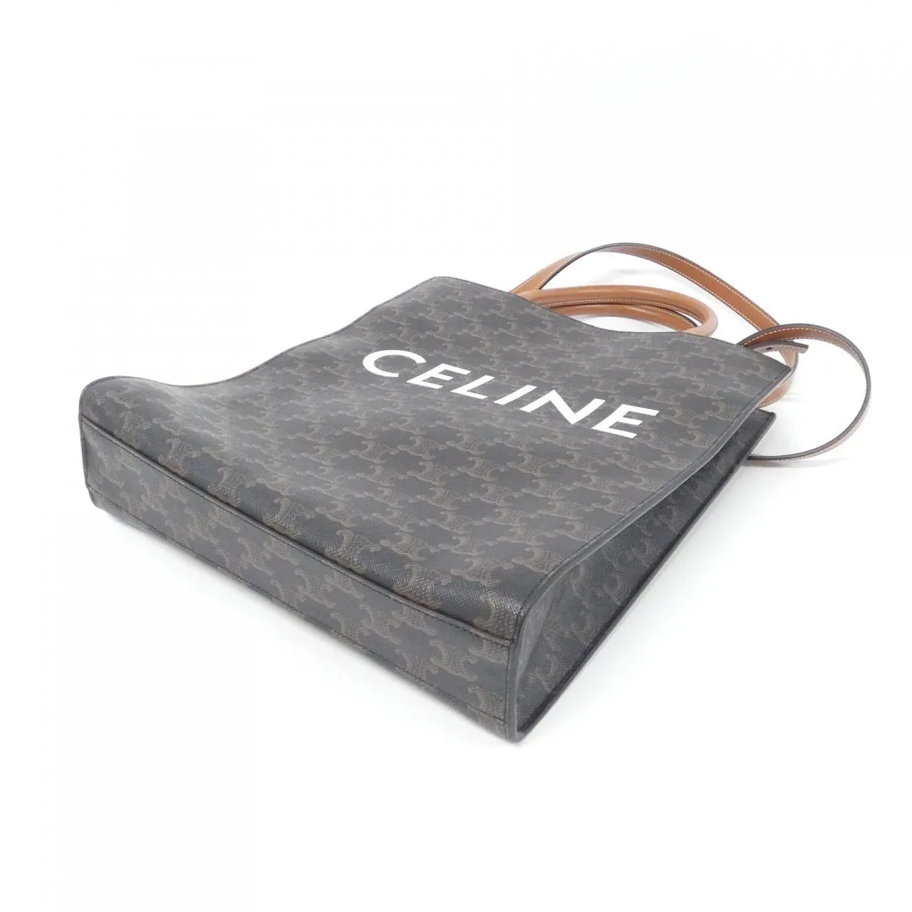 CELINE Cabas 191542BZK Handbag Canvas Black Canvas Rank A - Thumbnail 3