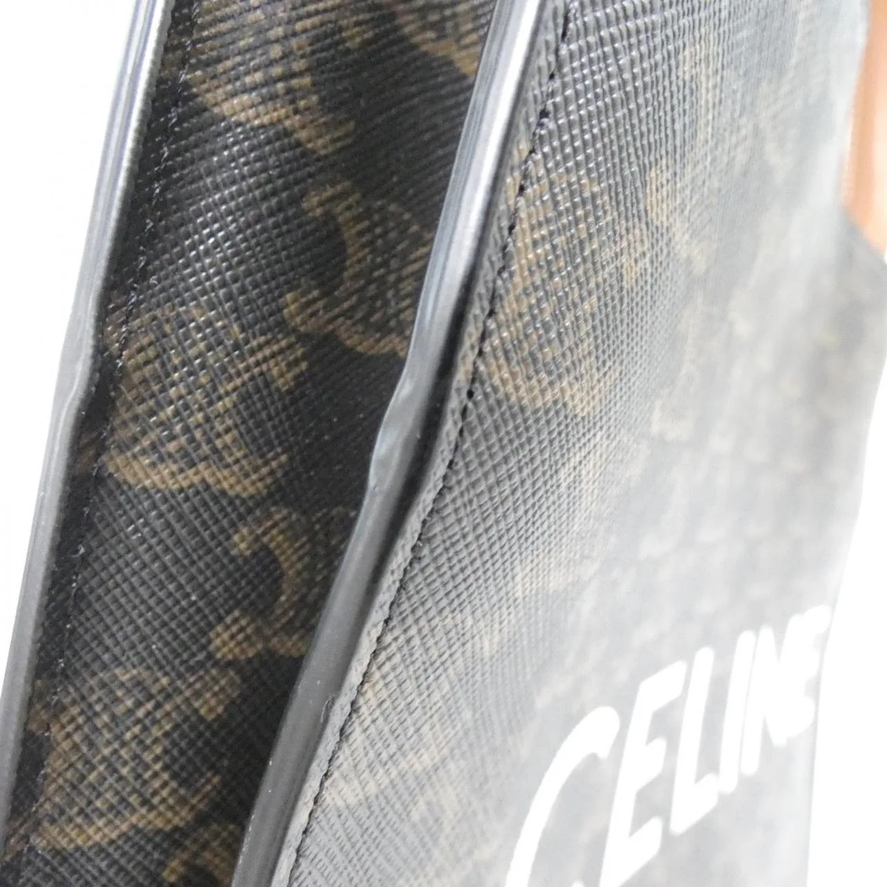 CELINE Cabas 191542BZK Handbag Canvas Black Canvas Rank A - Thumbnail 4