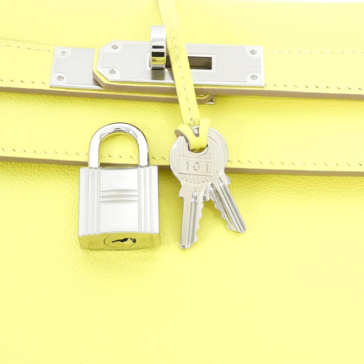 HERMES HERMÈS Kelly 070443CK Bag 黑色 中古品A - 縮圖 4