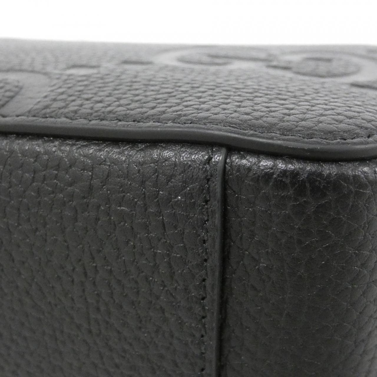 GUCCI 816958 AABY7 Shoulder Bag Leather 黑色 皮革 中古品A - 縮圖 3