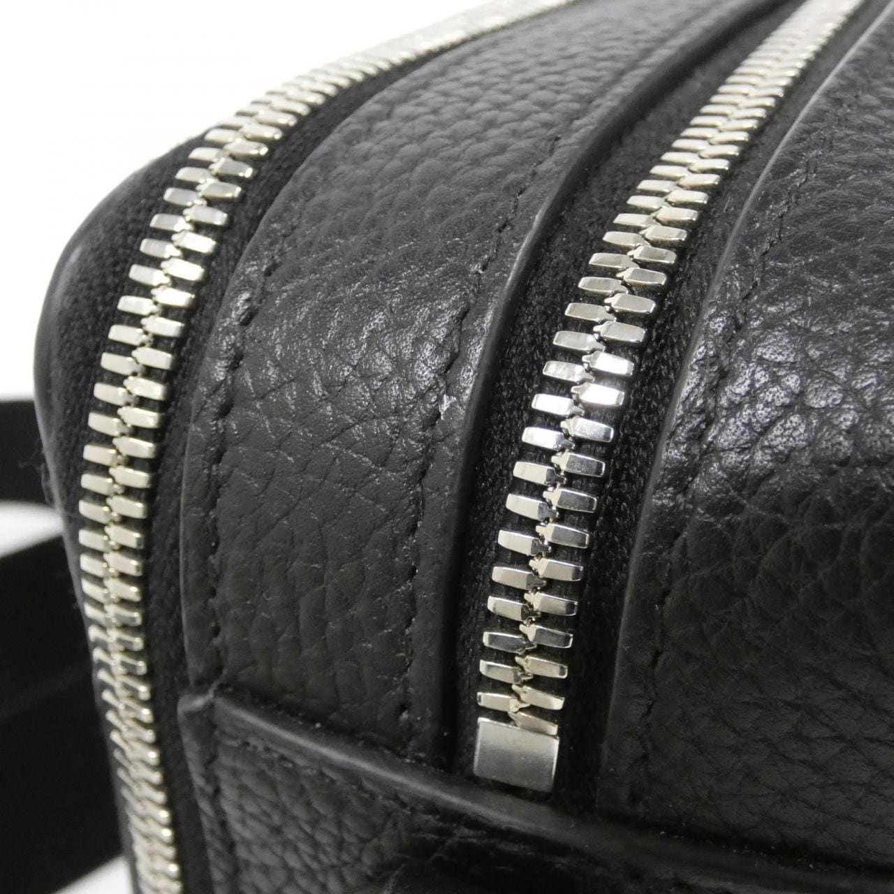 GUCCI 816958 AABY7 Shoulder Bag Leather 黑色 皮革 中古品A - 縮圖 6