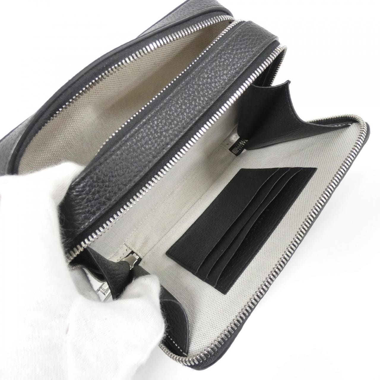 GUCCI 816958 AABY7 Shoulder Bag Leather 黑色 皮革 中古品A - 縮圖 9