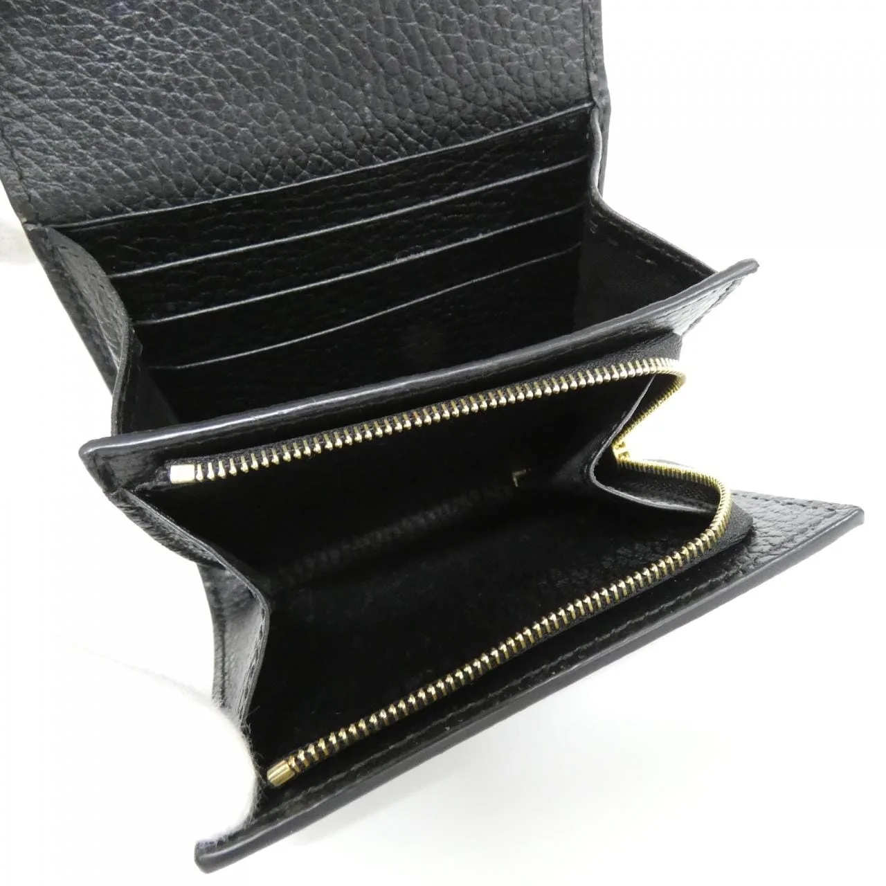 GUCCI 598587 17WAG Wallet Canvas 黑色 帆布 中古品A - 縮圖 4