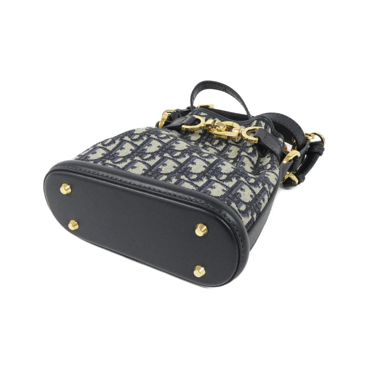 DIOR M2272UTZQ Shoulder Bag Canvas Black Canvas Rank A - Thumbnail 3