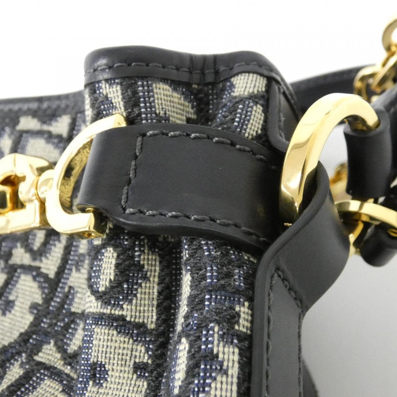 DIOR M2272UTZQ Shoulder Bag Canvas Black Canvas Rank A - Thumbnail 4