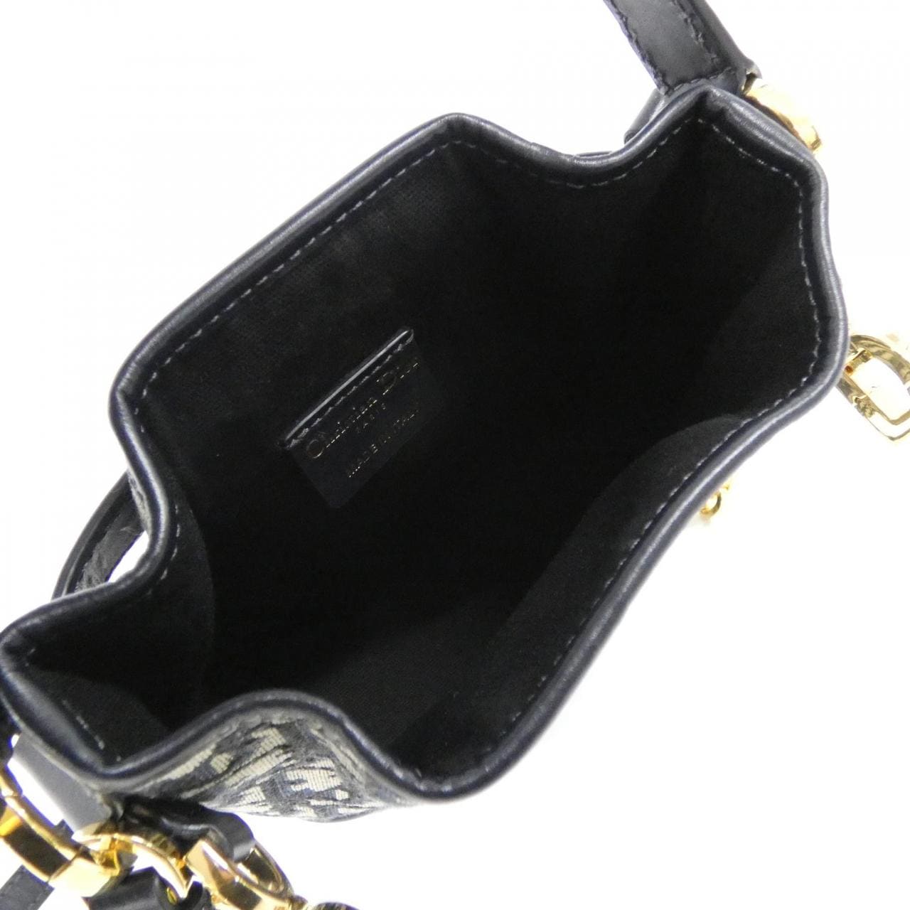 DIOR M2272UTZQ Shoulder Bag Canvas Black Canvas Rank A - Thumbnail 8