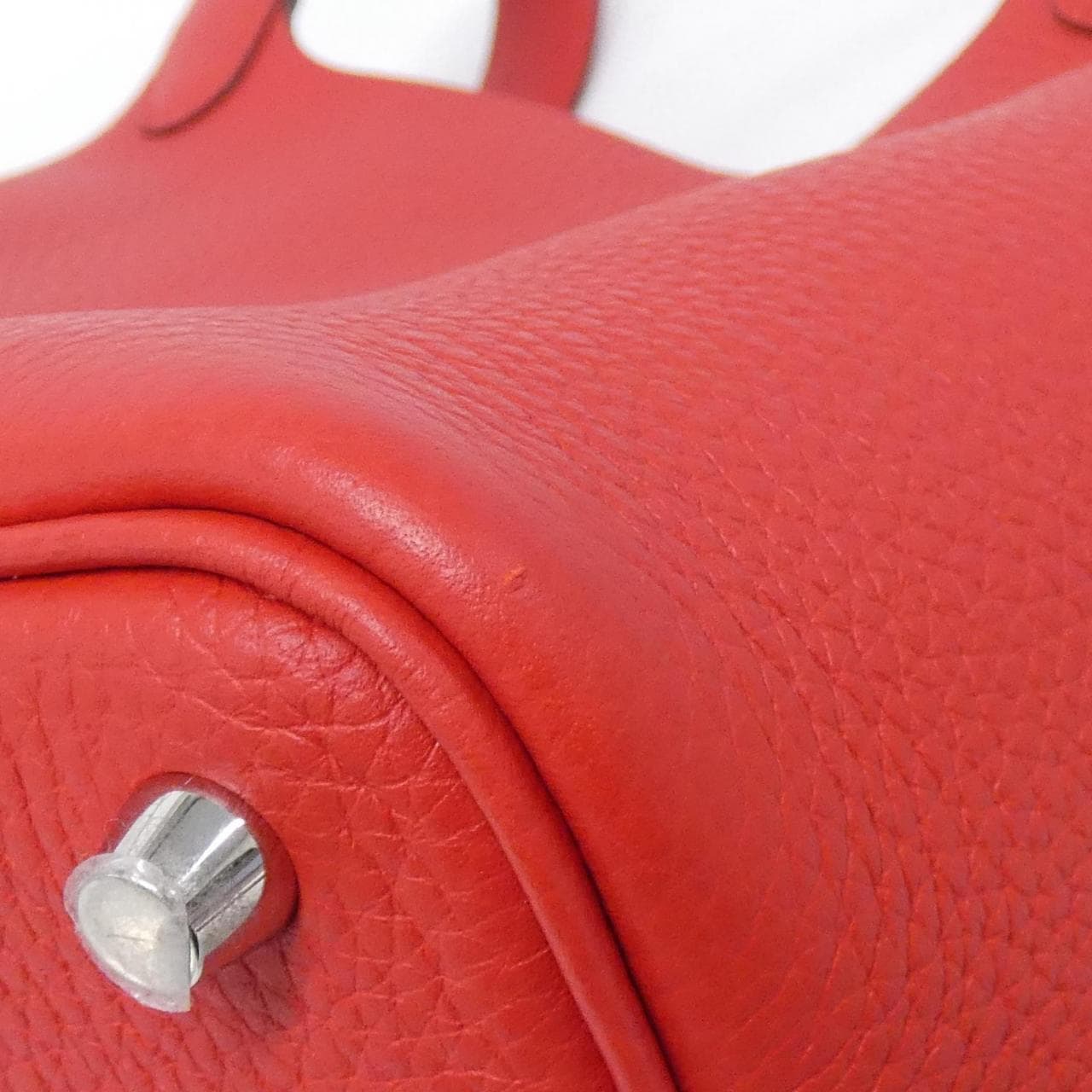 HERMES HERMÈS Picotin 056289CK Bag Clemence Rouge Clemence 皮 中古品A - 縮圖 2