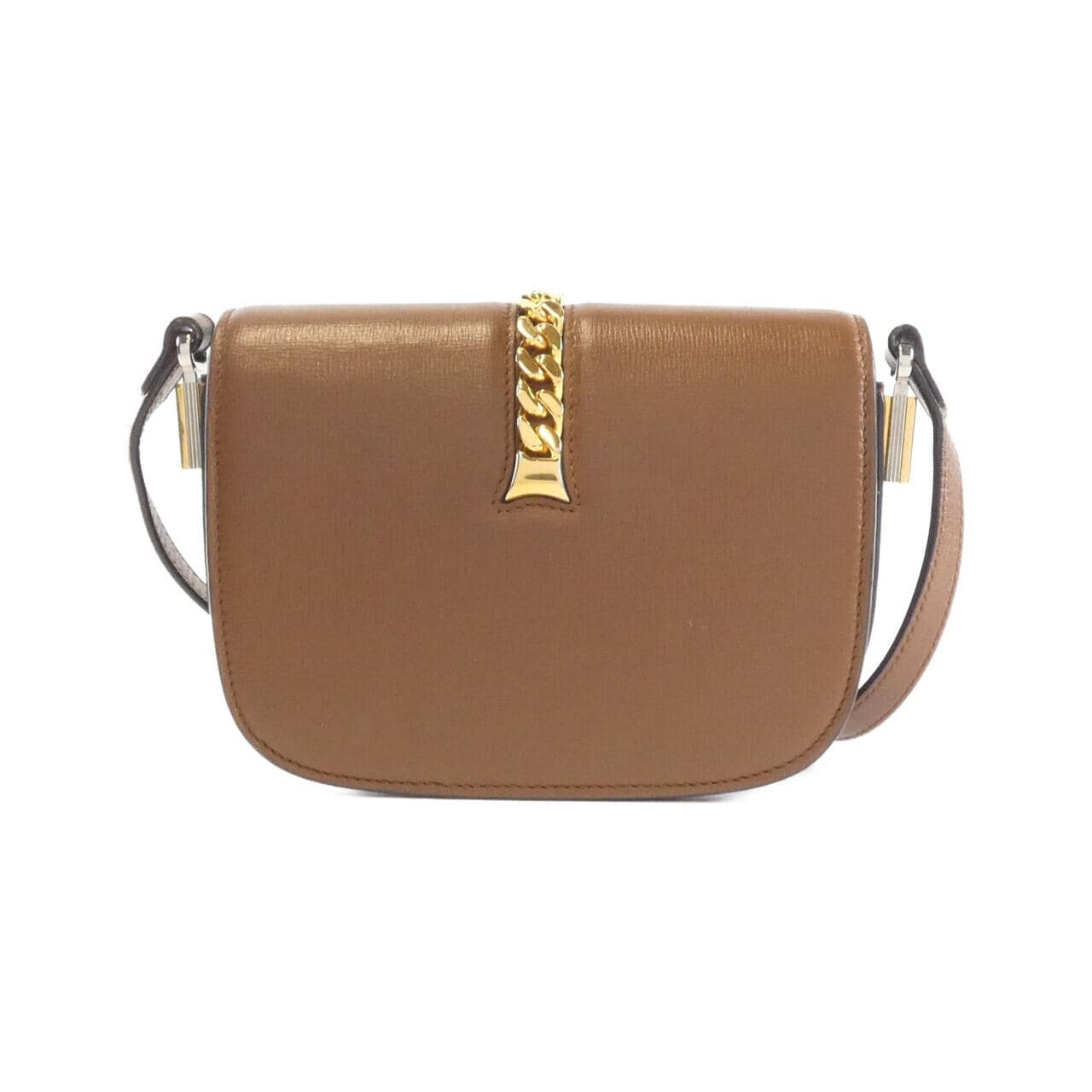 GUCCI 615965 1DB0X Shoulder Bag Leather Black Leather - Thumbnail 2