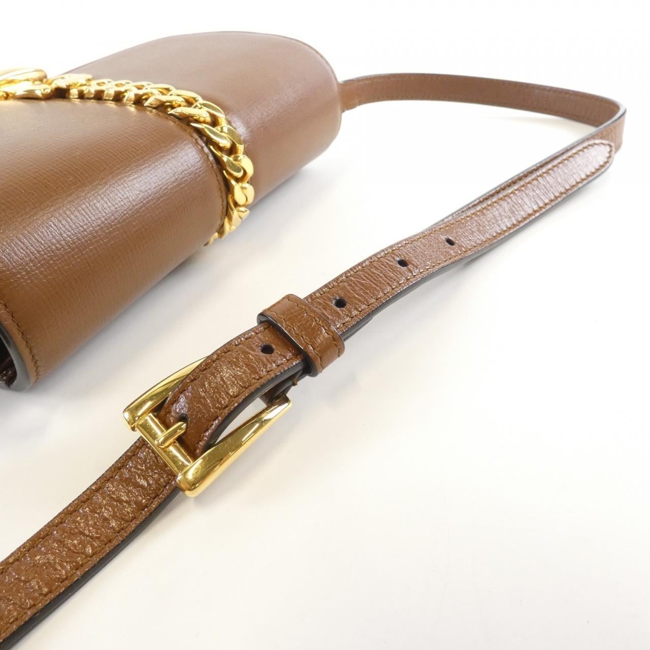 GUCCI 615965 1DB0X Shoulder Bag Leather Black Leather - Thumbnail 8