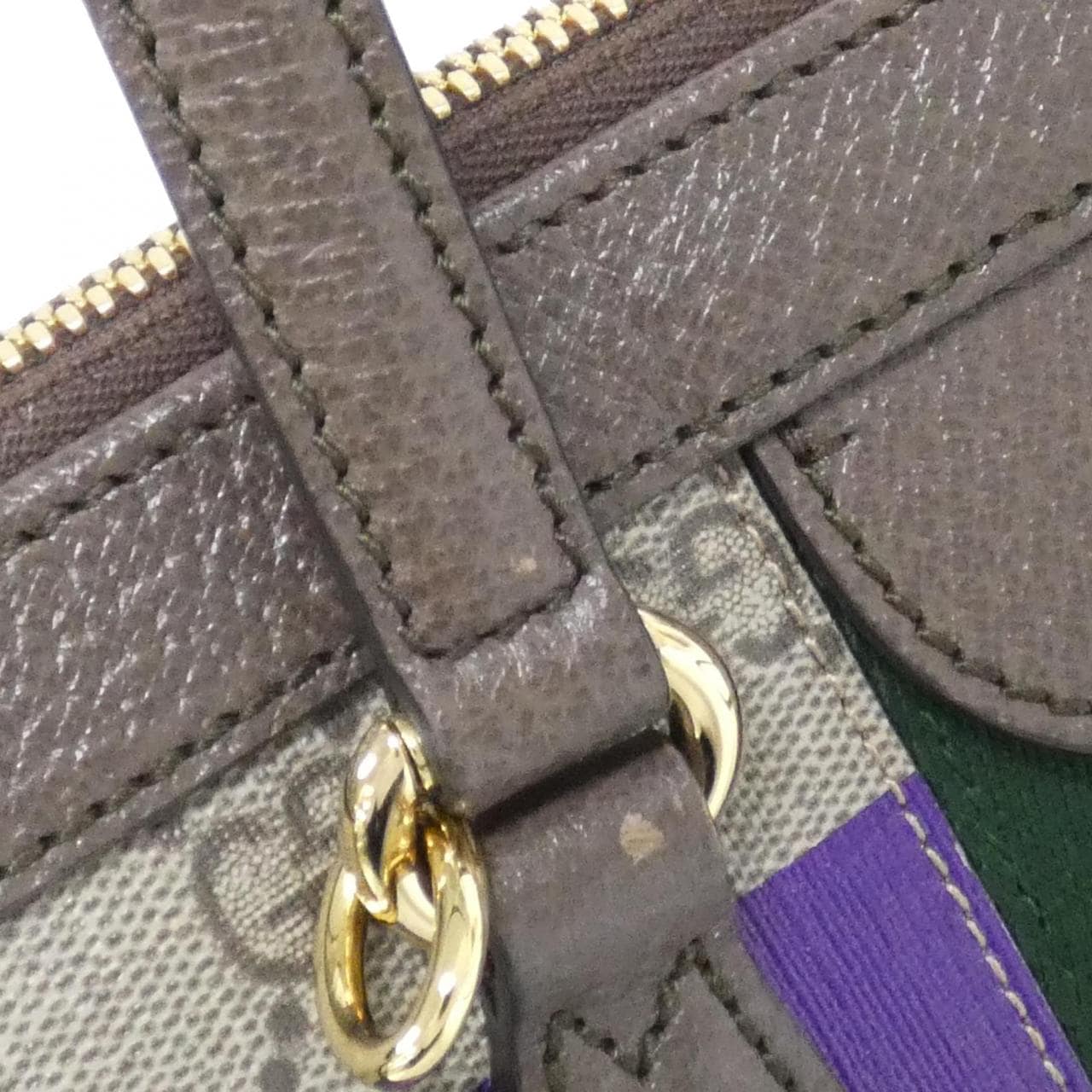 GUCCI Ophidia 547551 UQHBB Bag Canvas Black Canvas - Thumbnail 6