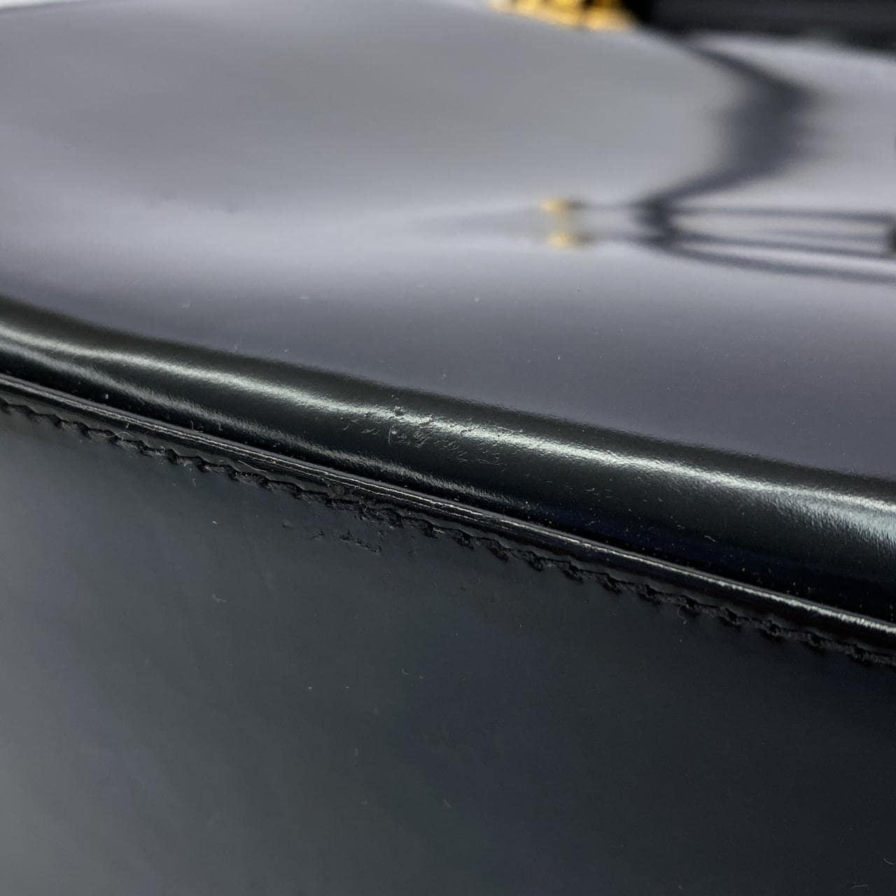 DIOR Lady Dior Handbag Leather Black Leather - Thumbnail 3