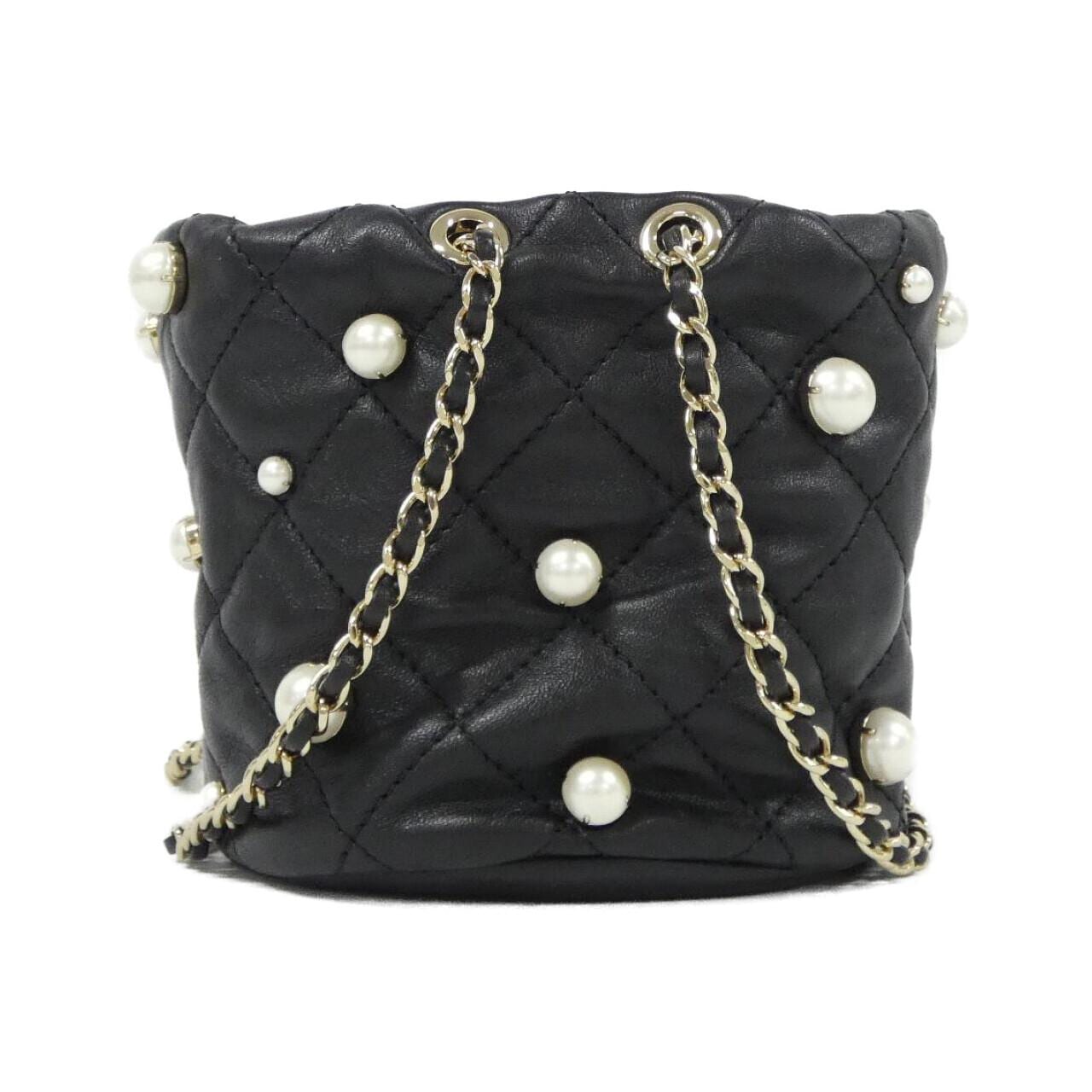 CHANEL AS2518 Shoulder Lambskin 黑色 羊皮 中古品A - 縮圖 2