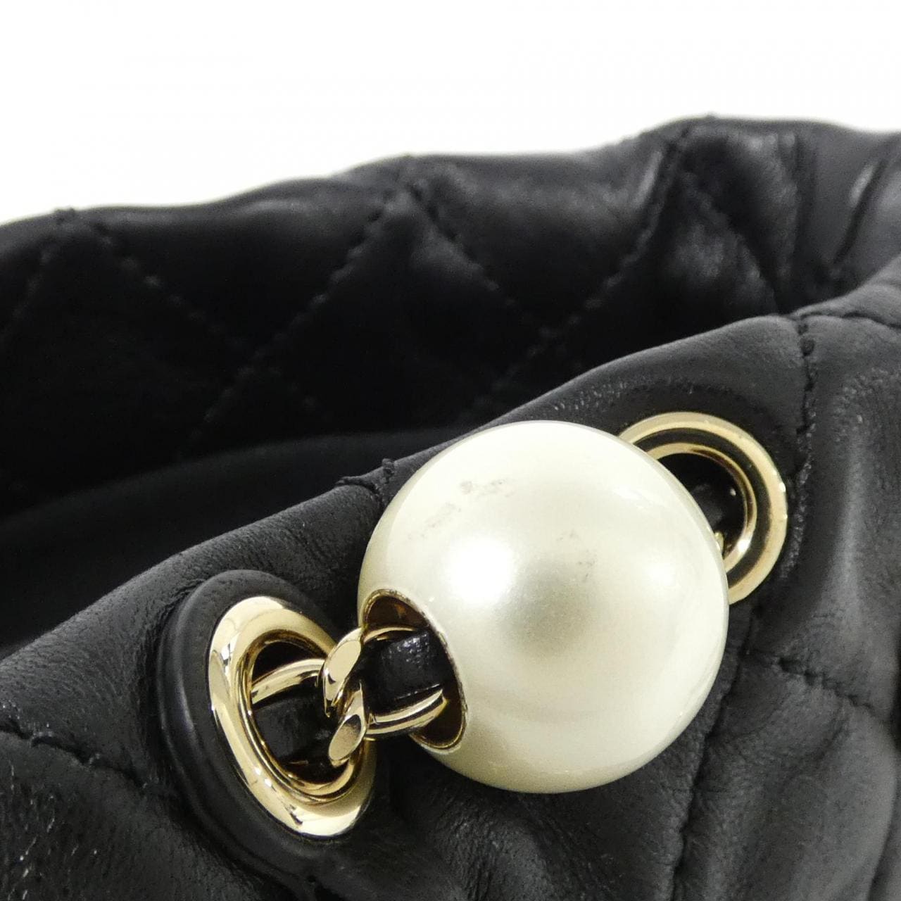 CHANEL AS2518 Shoulder Lambskin 黑色 羊皮 中古品A - 縮圖 5