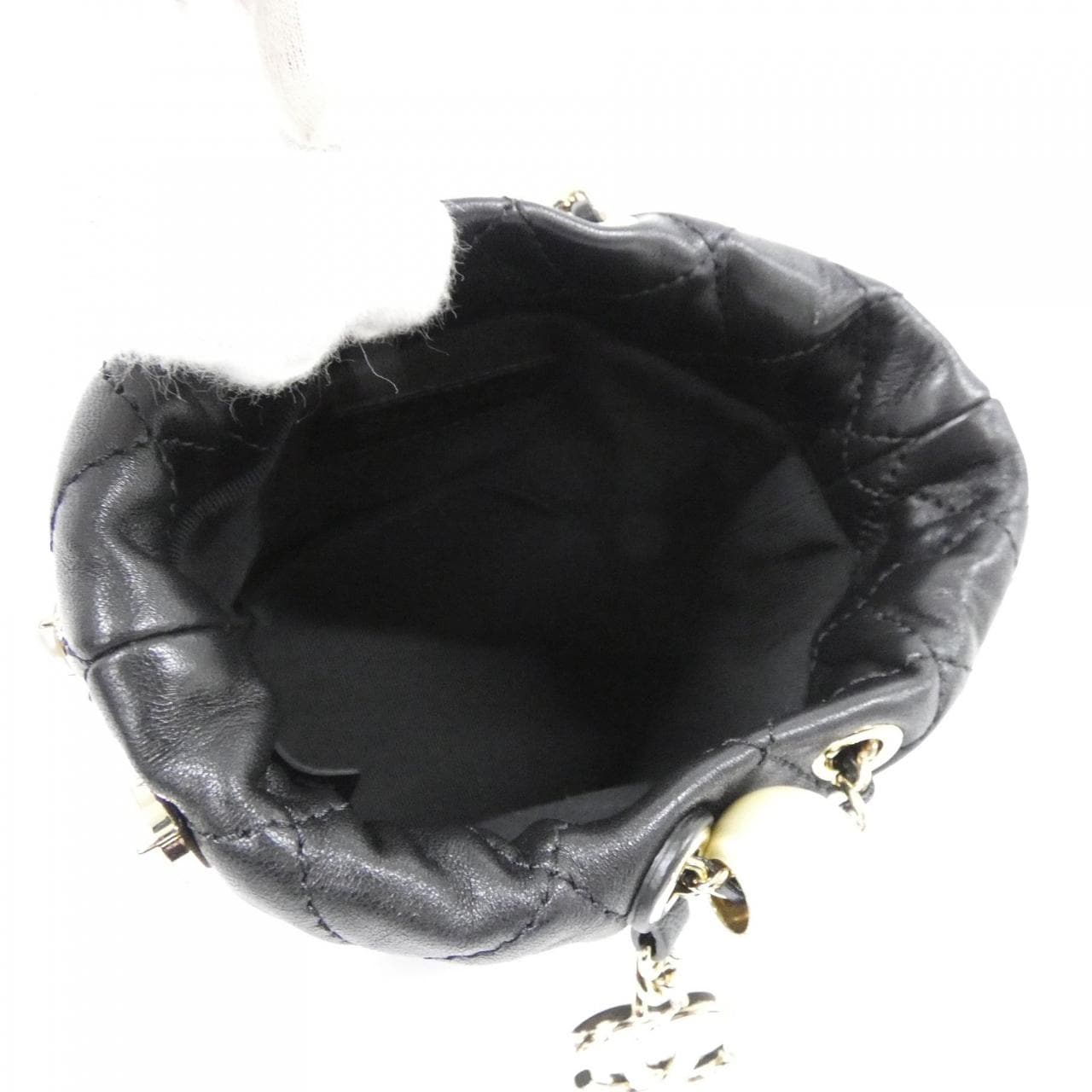 CHANEL AS2518 Shoulder Lambskin 黑色 羊皮 中古品A - 縮圖 7