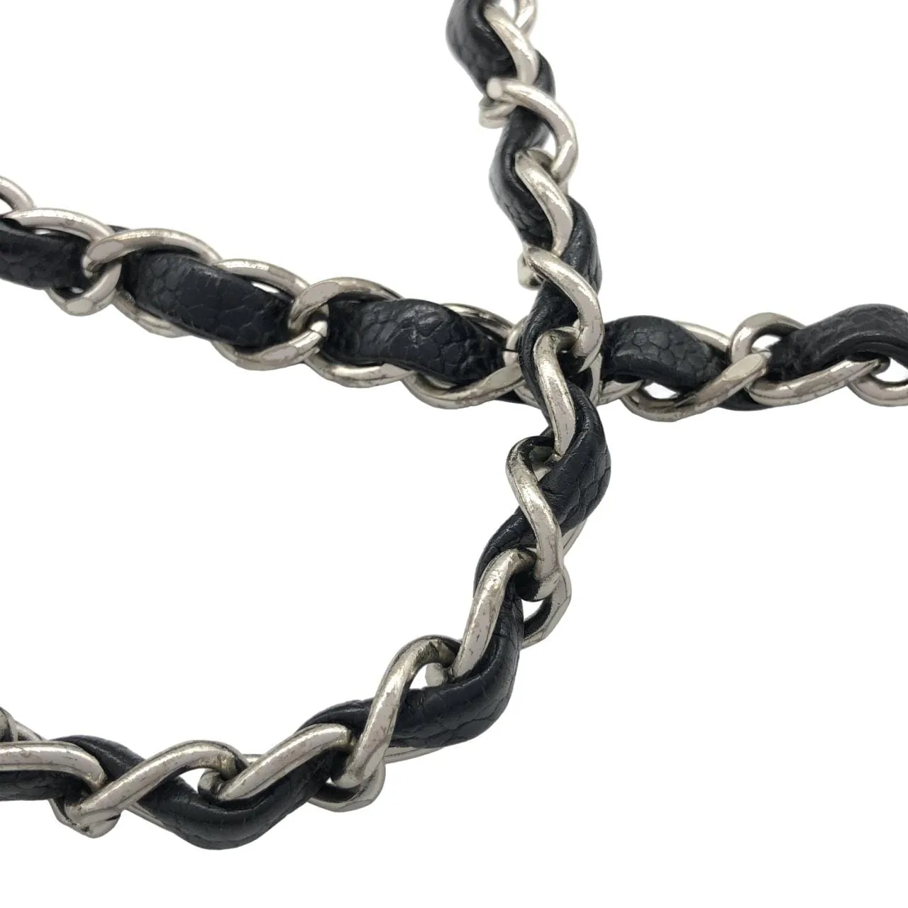 CHANEL 14182 Shoulder Caviar Leather Black Caviar Leather - Thumbnail 5