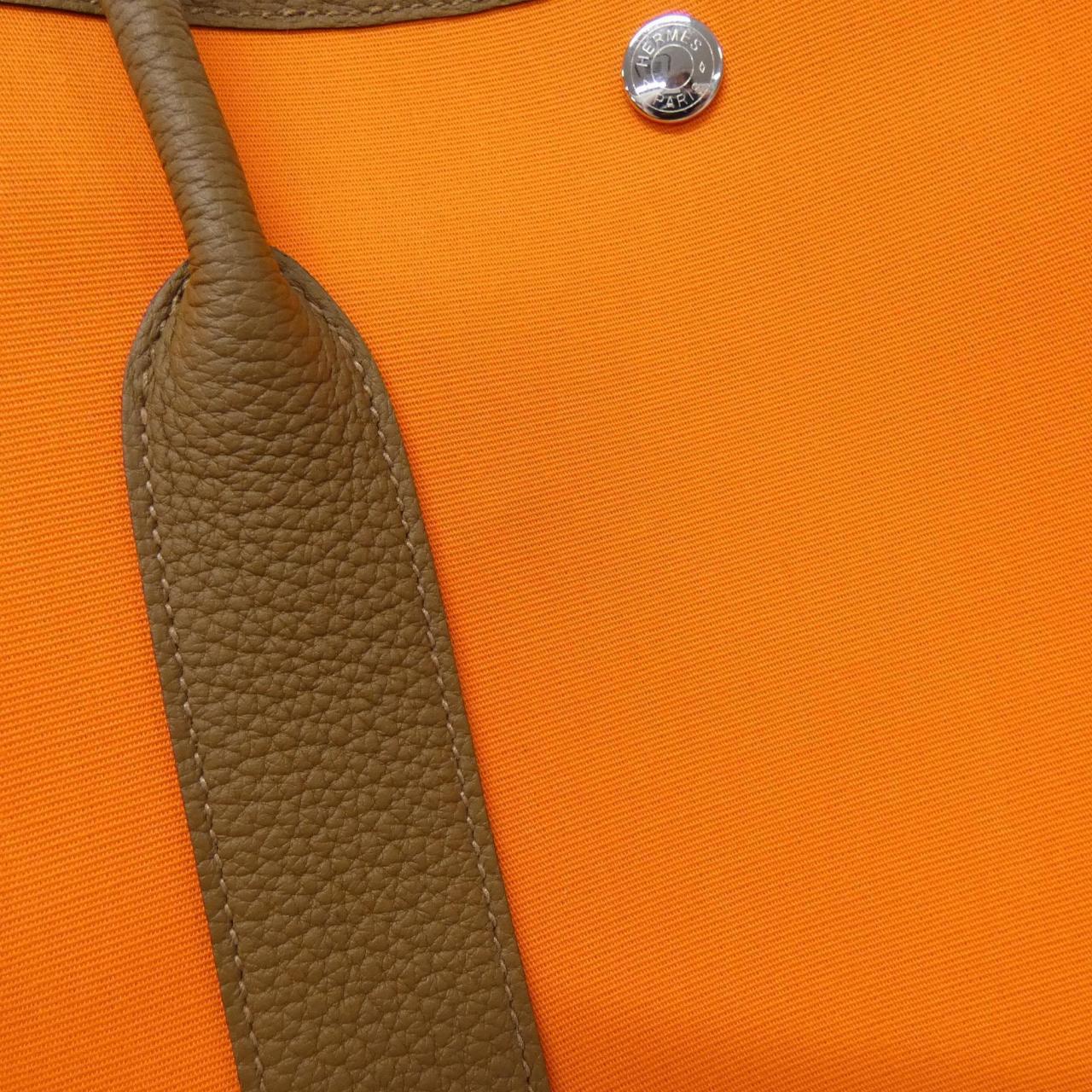 HERMES Garden Party HERMÈS 038587CK Bag Orange Rank A - Thumbnail 3