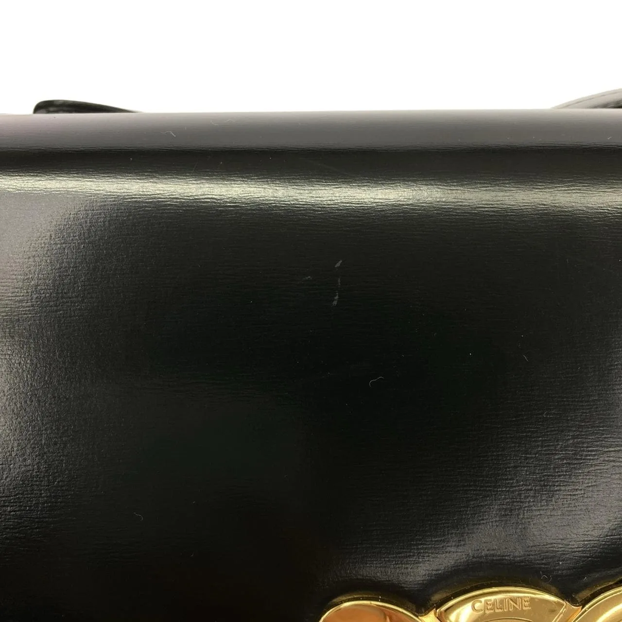 CELINE Triomphe 187363BF4 Shoulder 黑色 中古品A - 縮圖 4