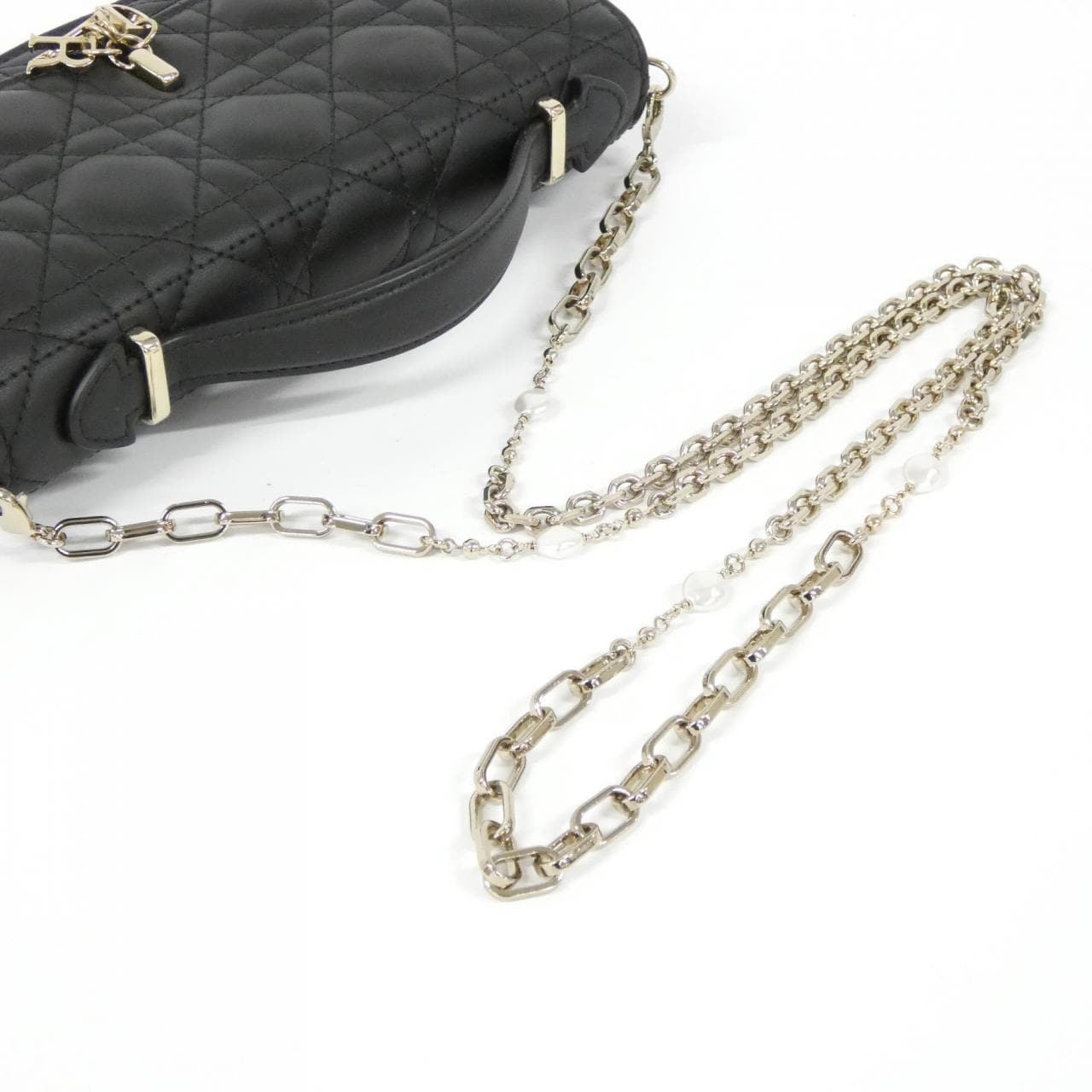 DIOR S0980ONMJ Bag Lambskin Black Lambskin - Thumbnail 6