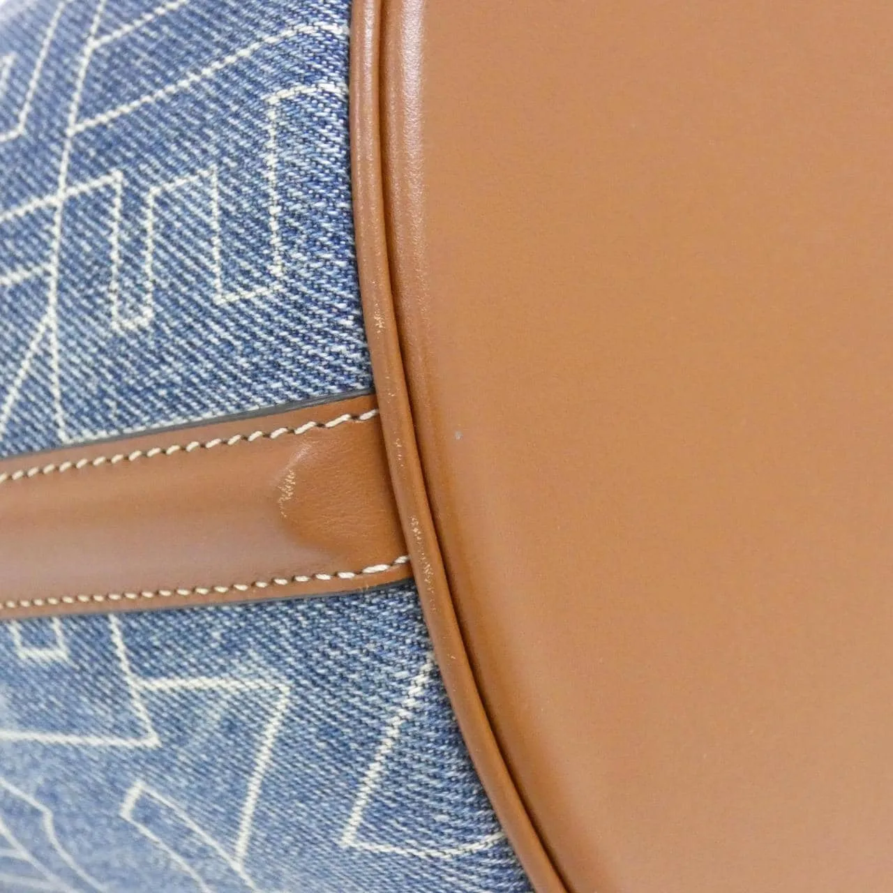 CELINE 195572ERE 手提包 牛仔布 黑色 牛仔布 中古品A - 縮圖 3