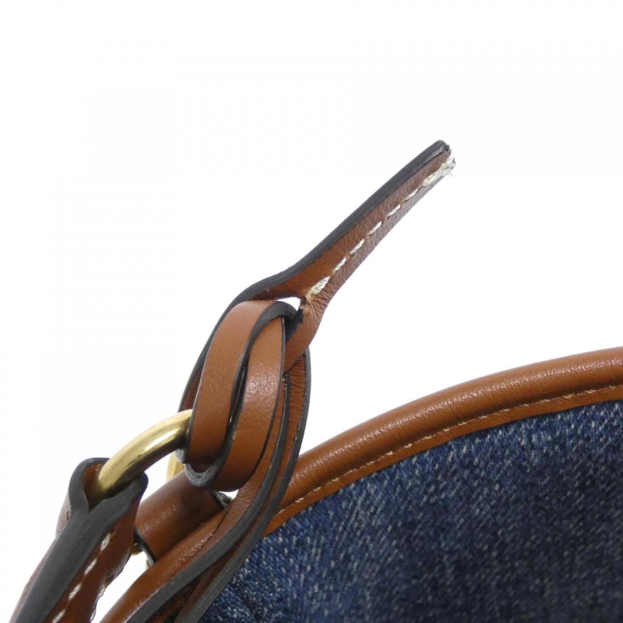 CELINE 195572ERE Bag Denim 黑色 牛仔布 中古品A - 縮圖 7