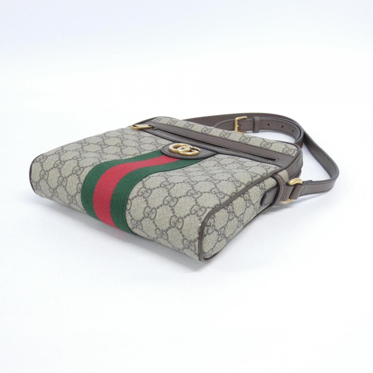 GUCCI Ophidia 547926 96IWT Shoulder Bag Canvas 黑色 帆布 中古品A - 縮圖 3