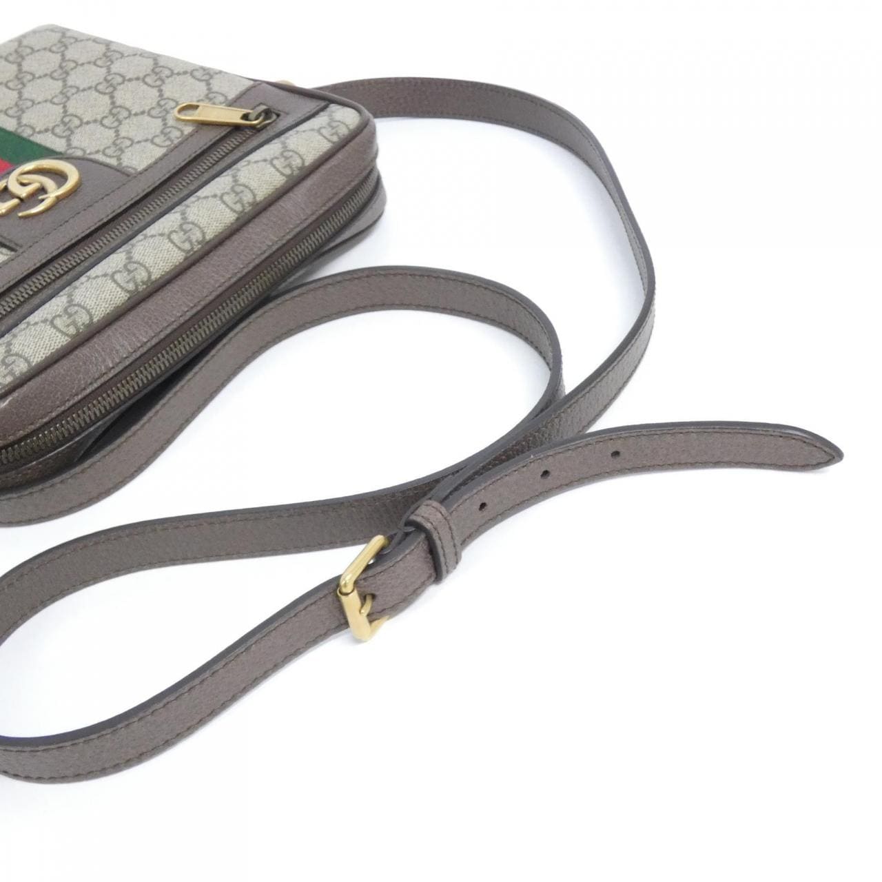 GUCCI Ophidia 547926 96IWT Shoulder Bag Canvas 黑色 帆布 中古品A - 縮圖 5