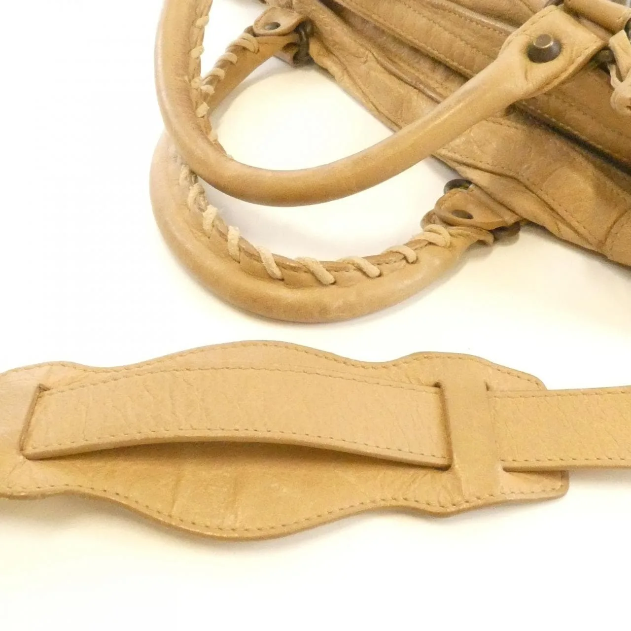 BALENCIAGA Le City 115748 D94JT Handbag Lambskin Black Lambskin - Thumbnail 4