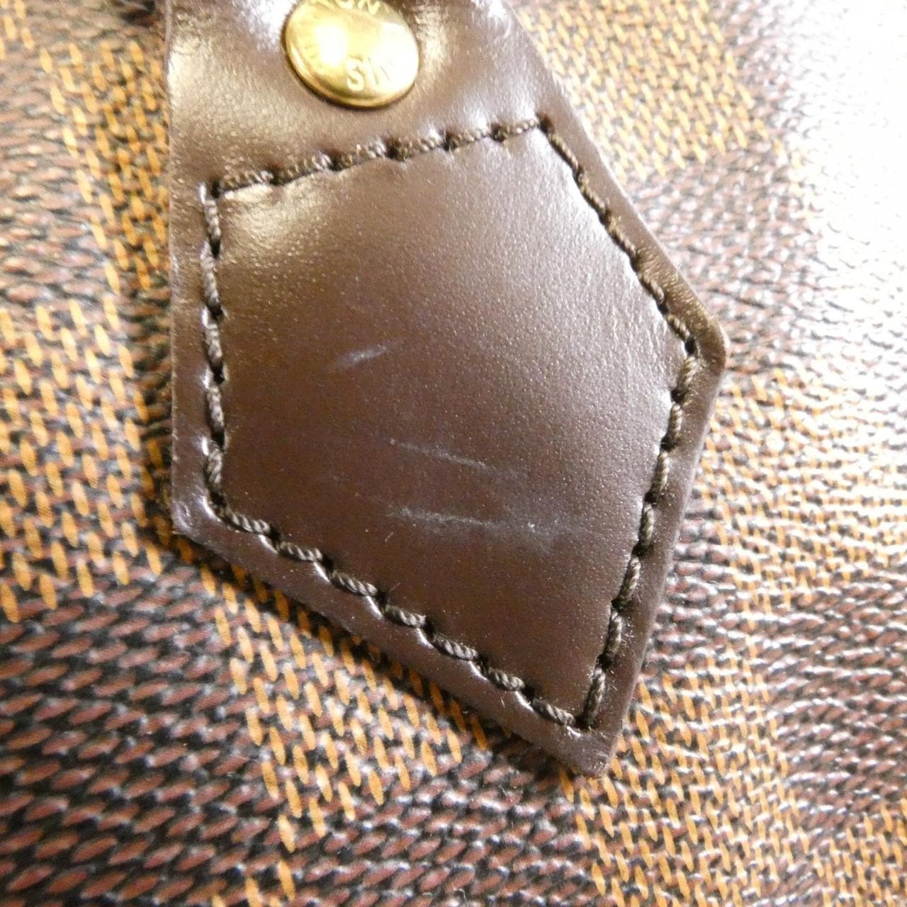 LOUIS VUITTON Speedy N41531 Boston Bag Damier 黑色 Damier 中古品B - 縮圖 6